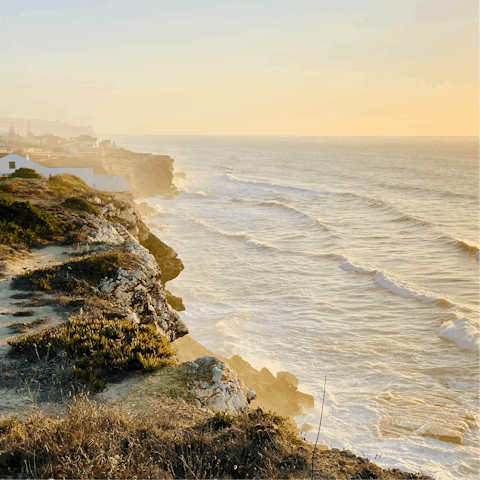 Take the short drive to the beautiful beaches of Colares