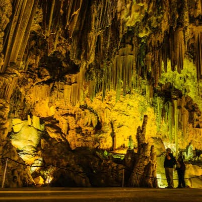 Go on a subterranean adventure in Nerja's caves, just a short drive away