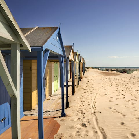 Drive to the sandy shoreline, where West Wittering Beach awaits