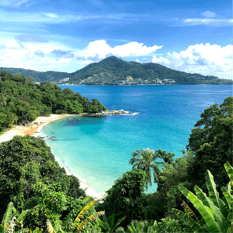 Stay on the luscious, picturesque island of Phuket – you're just a short walk from Patong Beach