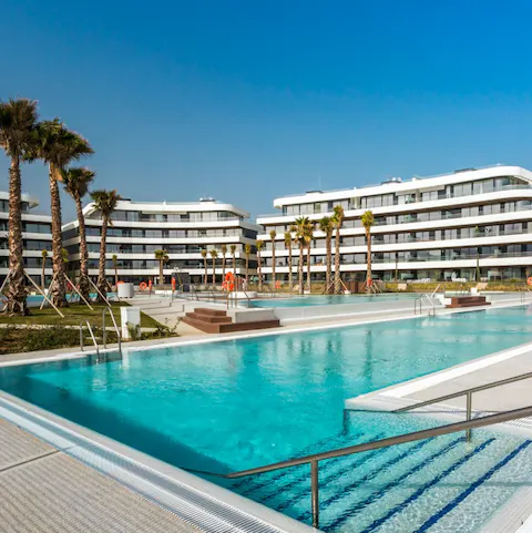Walk down to the pool for a refreshing dip or make your way to the beach