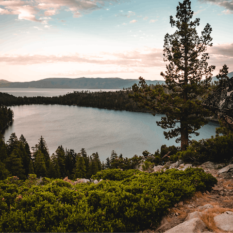 Explore the rugged shores of Lake Tahoe from your doorstep
