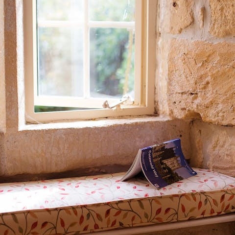 Watch the world pass by from the window seats, the perfect reading nook