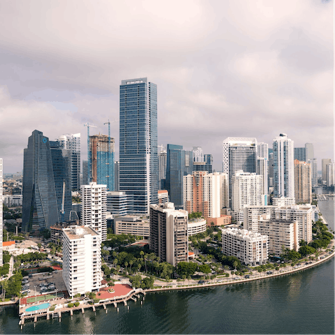 Stay near the heart of downtown Miami