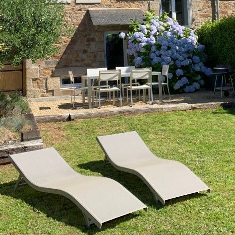 Soak up the summer sunshine on the garden loungers 