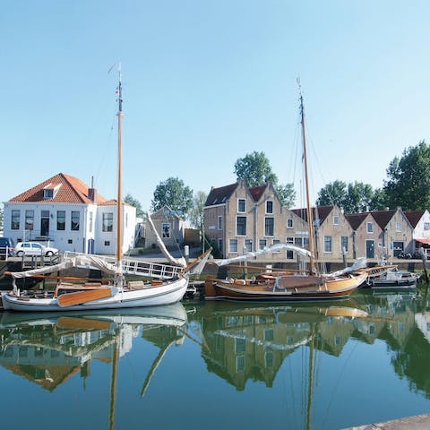 Head into the nearby town of Bruinisse for a boat trip from the harbour