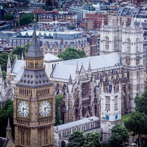 Take a trip into central London for a day of sightseeing 