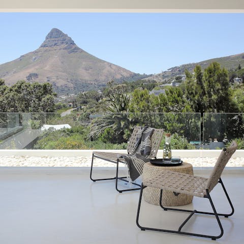 Enjoy peaceful moments while soaking up the views of Lion's Head Mountain