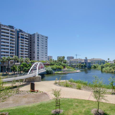 Make the most of your home's direct access to Intaka Island and Canal Walk Shopping Centre