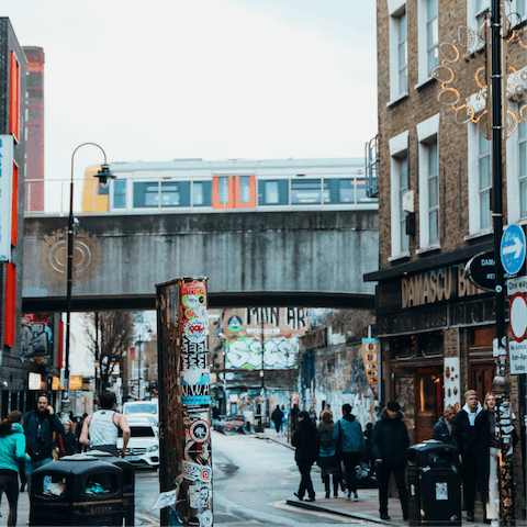 Explore your Shoreditch neighbourhood packed full of vintage shops, trendy bars and innovative eateries
