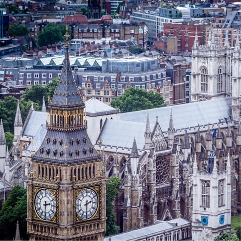 Head into London for all the sights – an easy forty-five minute train ride