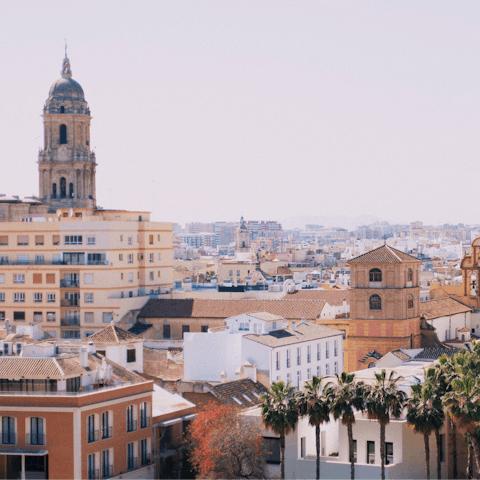 Experience the vibrant heart of Málaga from this central location
