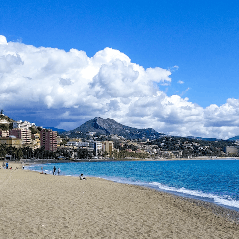 Embrace a leisurely afternoon relaxing on the beach