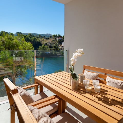 Sip a morning coffee on your balcony to enjoy a bit of quiet time