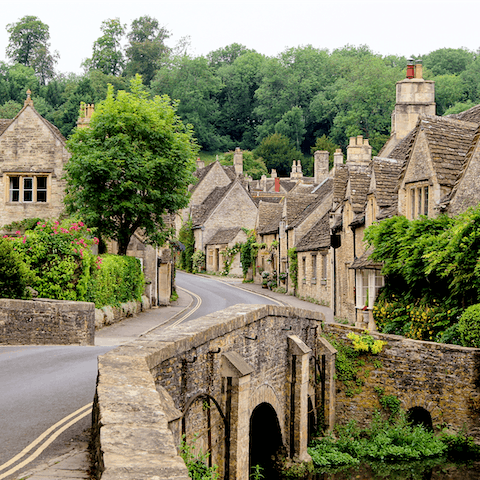 Explore the charming Cotswold villages from your location in Childswickham