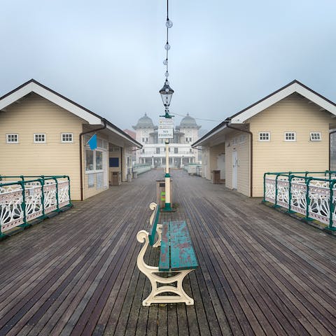 Go for a stroll along the Victorian-era pier and see the Art Deco pavilion, only a quarter of an hour away