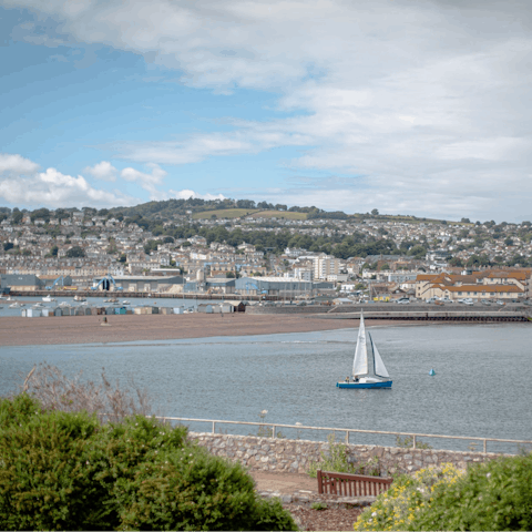 Explore the popular seaside town of Torquay – your home is less than a mile from the centre of town