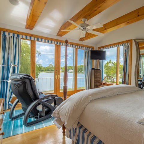 Wake up to the stunning views from the master suite