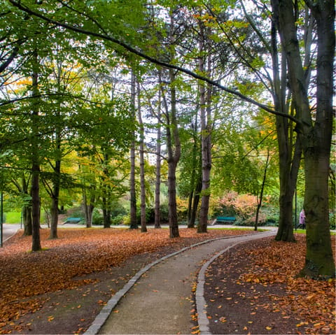 Walk to the leafy Parc Georges-Brassens in less than two minutes
