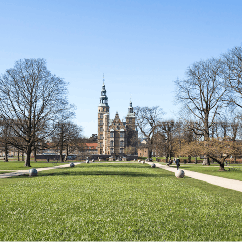  Explore Copenhagen, including The King's Garden a short stroll away