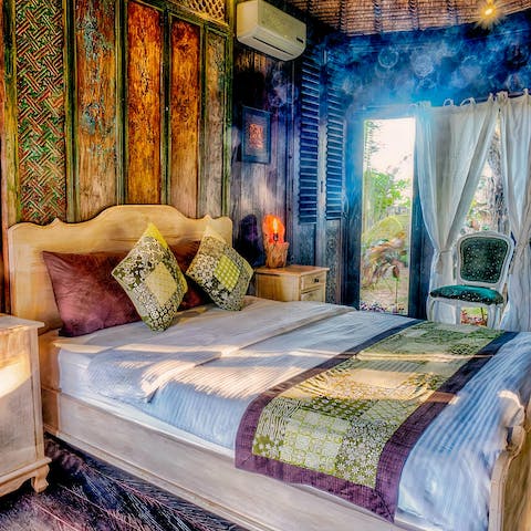 Wake up in the dazzling bedrooms and get ready for another day in the tropical paradise 