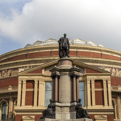 Get your culture fix at nearby Royal Albert Hall