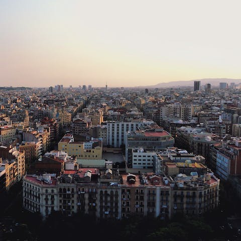 Explore the boutiques, bars and restaurants lining Eixample's streets
