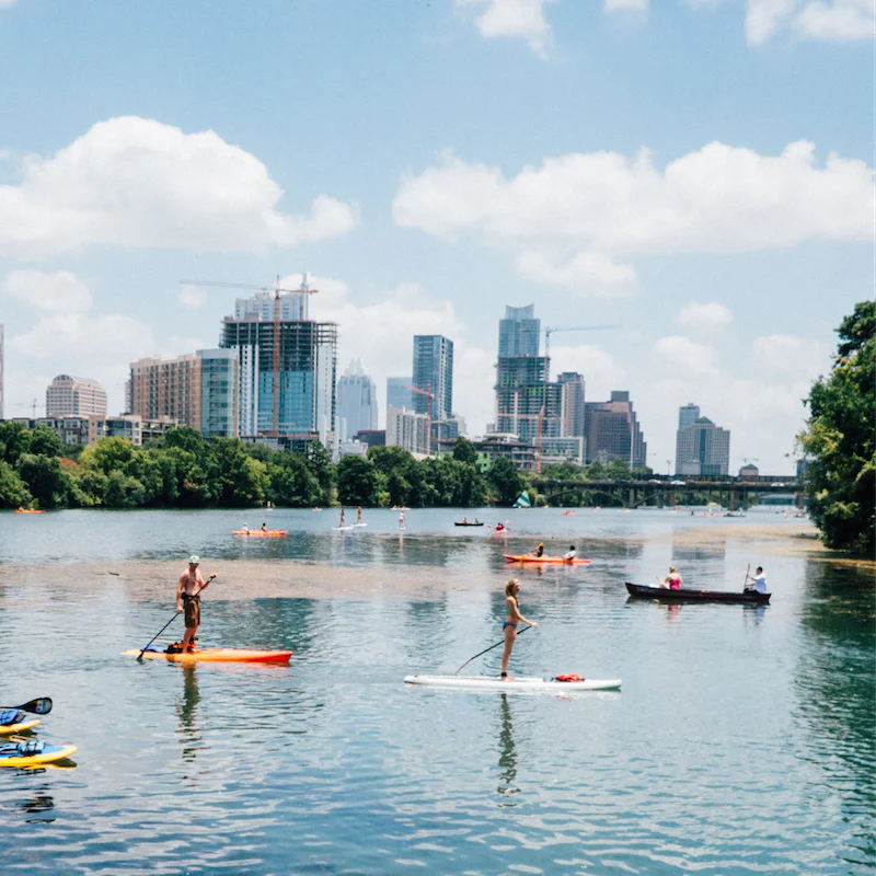 Take a stroll down to the Colorado River parks, it's just twenty-five minutes away