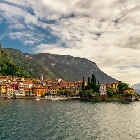 Visit the town of Varenna, just an hour's drive from Como