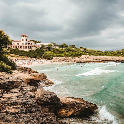 Choose between the bays of Alcudia and Pollença – both are a short drive