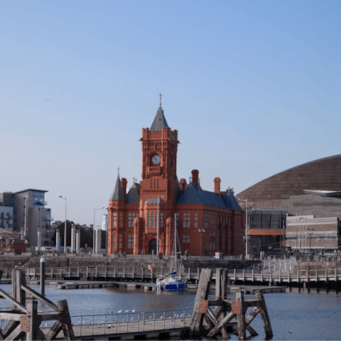 Catch a half-hour bus down to the seafront and see the Grade-I listed Pierhead Building