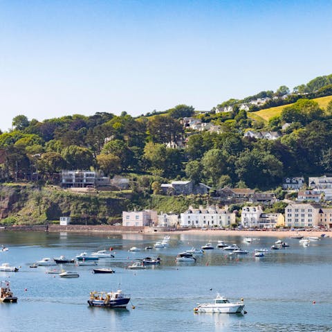 Stay in the beautiful seaside town of Teignmouth and explore its independent cafes, shops, pubs, and art galleries