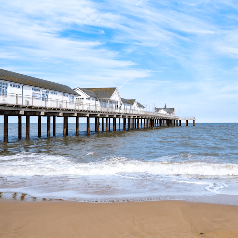 Stay in the heart of Southwold, only a five-minute walk from the beach and ten from the Pier