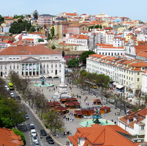 Take a day trip to Lisbon, just a thirty-two minute drive away