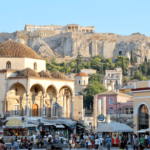 Stay in the centre of Athens, a short walk from Monastiraki 