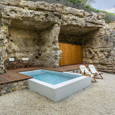 Cool off from the Sicilian summer with a dip in the pool