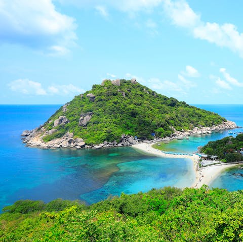 Discover the pristine beaches and tropical rainforests of Koh Samui