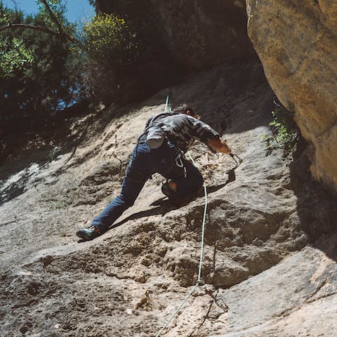 Take a short drive to El Chorro for some of the best rock climbing in Spain