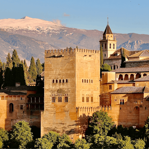 Embrace the fresh mountain air from the spectacular city of Granada