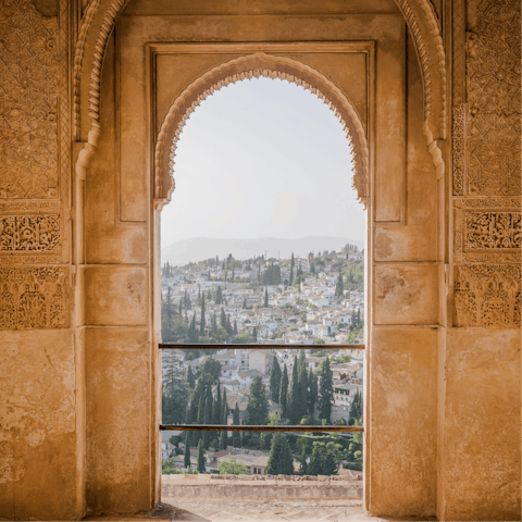 Feel inspired by the architectural beauty of the Alhambra