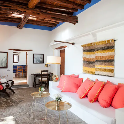 Admire all the traditional features inside – we love the wooden beams and stone floors
