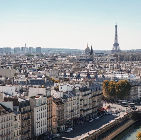 Stay approximately an hour's drive from the excitement of Paris