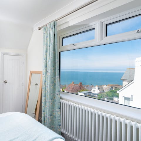 Wake up after a restful sleep and open your curtains to a beautiful view of the Devon coast