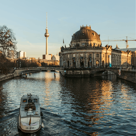 Stay in Mitte – Berlin's central borough and home to the Brandenburg Gate and Museum Island’s art institutions