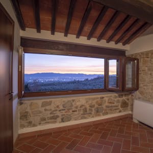 **Stunning views** Guests thought the views here were wonderful, with panoramic vistas of the Tuscan countryside. 