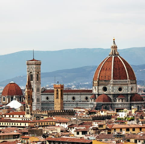 Reach the heart of Florence in around twenty minutes by car