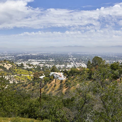 Enjoy one of the best 180 degree views across LA we've ever seen