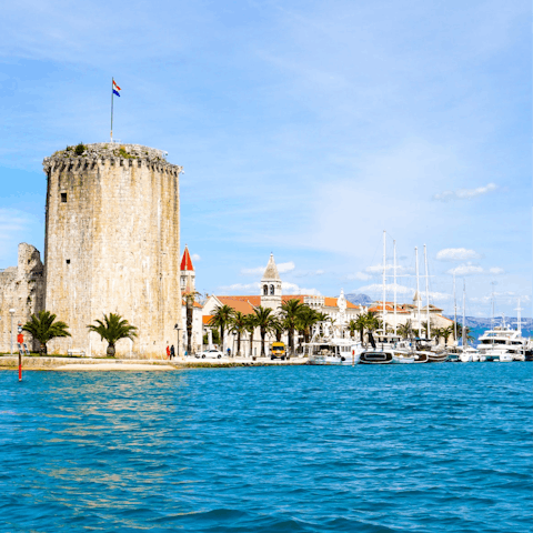 Explore the historic town of Trogir – 12 kilometres away