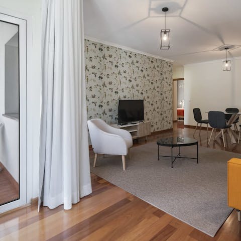 Open up the balcony doors and let the sea air in