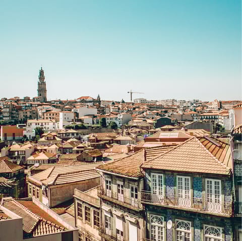 Stay in the heart of historic Porto, close to all the main sights